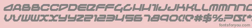 Weitere Informationen zur TravelerBoldItalic-Schriftart TravelerBoldItalic-Schriftart – Graue Schriften auf rosa Hintergrund