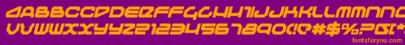 More about TravelerBoldItalic Font TravelerBoldItalic Font – Orange Fonts on Purple Background