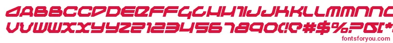 TravelerBoldItalicフォントについての詳細 フォントTravelerBoldItalic – 白い背景に赤い文字