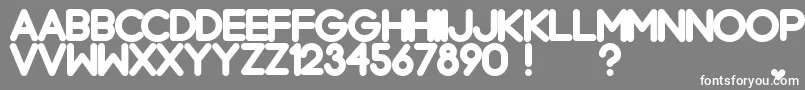 ChromeBlack Font – White Fonts on Gray Background