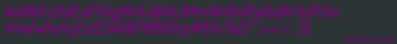 Подробнее о шрифте DosisSemibold Шрифт DosisSemibold – фиолетовые шрифты на чёрном фоне