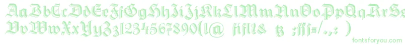 Dshermanngotisch Font – Green Fonts