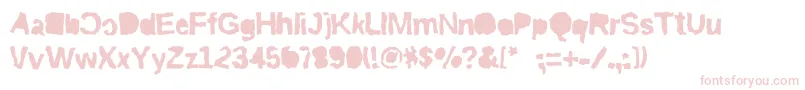 Riptrashmirror Font – Pink Fonts on White Background