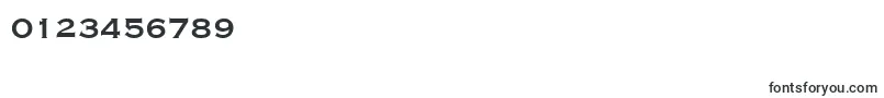 CopperplateCondensedSsiCondensed-Schriftart – Schriften für Zahlen und Nummern