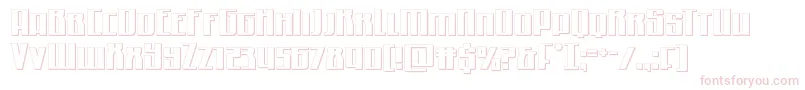 Quantummalice3D Font – Pink Fonts on White Background