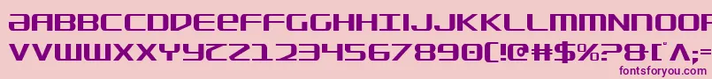 SdfCondensed Font – Purple Fonts on Pink Background