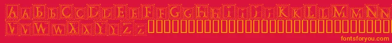 More about DecoStamp Font DecoStamp Font – Orange Fonts on Red Background