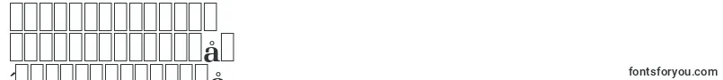 フォントMarseilleserialBold – 中国の文字（簡体字）