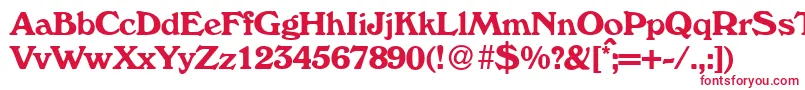 W730RomanBold Font – Red Fonts