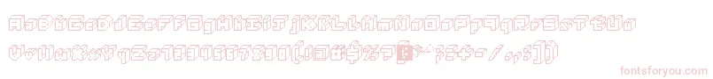 フォント3DThirteenPixelFonts – ピンクのフォント