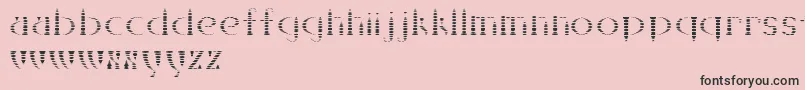 フォントKanizsa – ピンクの背景に黒い文字