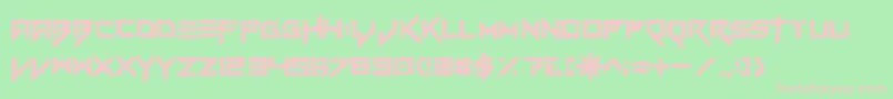 Lisätietoja Vvcorrupto-fontista Vvcorrupto-fontti – vaaleanpunaiset fontit vihreällä taustalla