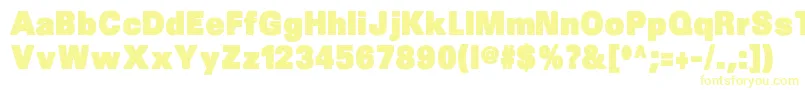 Sansblack Font – Yellow Fonts