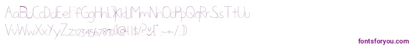 Flowprou Font – Purple Fonts
