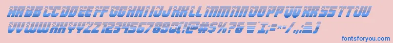 Armyrangersgradital Font – Blue Fonts on Pink Background