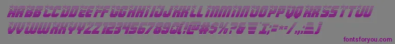 Armyrangersgradital Font – Purple Fonts on Gray Background