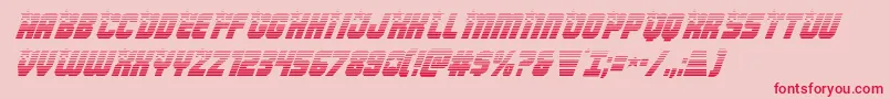 Armyrangersgradital Font – Red Fonts on Pink Background