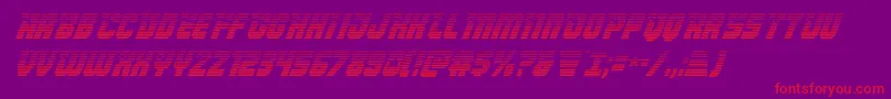 Armyrangersgradital Font – Red Fonts on Purple Background