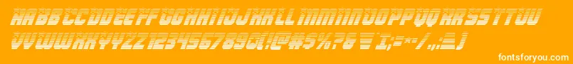 Armyrangersgradital Font – White Fonts on Orange Background