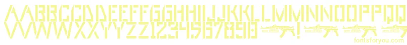 fuente UmarStencils – Fuentes Amarillas