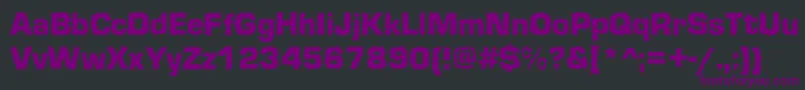 Shokkked Font – Purple Fonts on Black Background