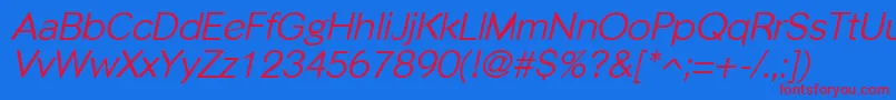 Подробнее о шрифте PhinsterItalic Шрифт PhinsterItalic – красные шрифты на синем фоне