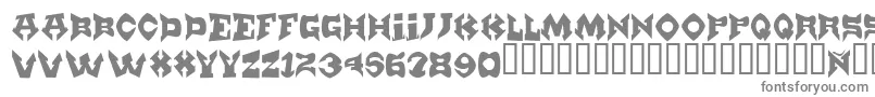Munster-fontti – harmaat kirjasimet valkoisella taustalla