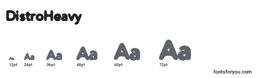 DistroHeavy Font Sizes