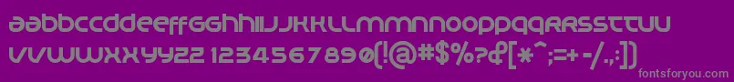 Planm Font – Gray Fonts on Purple Background