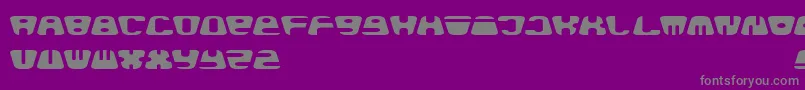 Baldhead Font – Gray Fonts on Purple Background