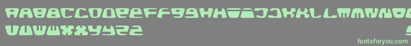Шрифт Baldhead – зелёные шрифты на сером фоне