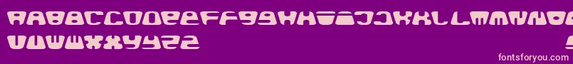 Baldhead Font – Pink Fonts on Purple Background
