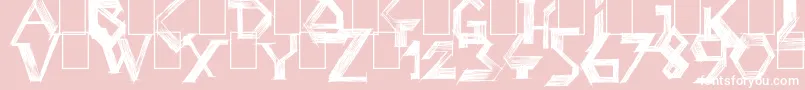 PenballWizard Font – White Fonts on Pink Background