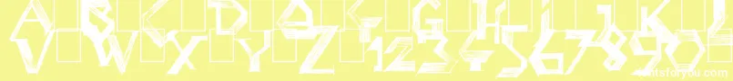 PenballWizard Font – White Fonts on Yellow Background
