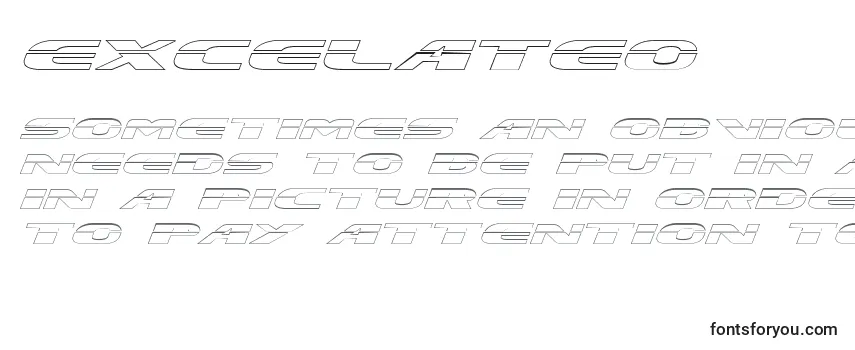 Excelateo Font