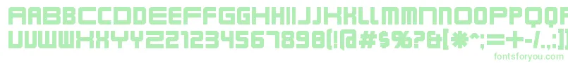 Шрифт KarnivoreBold – зелёные шрифты