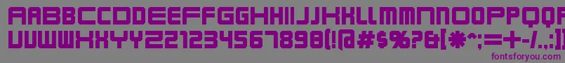 More about KarnivoreBold Font KarnivoreBold Font – Purple Fonts on Gray Background