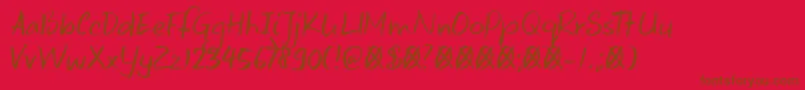 More about DkKeswick Font DkKeswick Font – Brown Fonts on Red Background