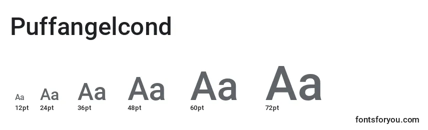 Puffangelcond Font Sizes
