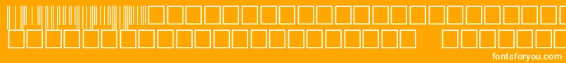 Fimcodestt Font – White Fonts on Orange Background
