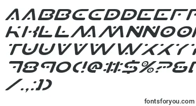 PlanetSExpandedItalic font – All Fonts