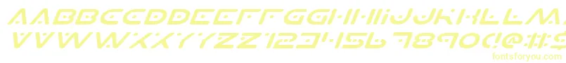 PlanetSExpandedItalic Font – Yellow Fonts