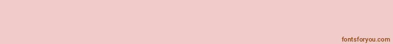 フォントHomeBold – ピンクの背景に茶色のフォント