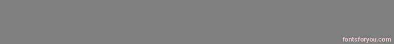 フォントHomeBold – 灰色の背景にピンクのフォント