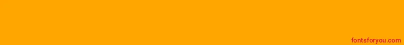 フォントHomeBold – オレンジの背景に赤い文字