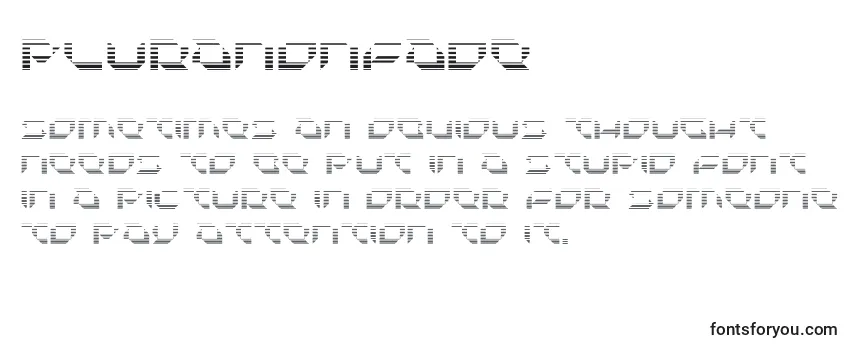 PluranonFade Font