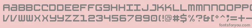 GrishenkoOpiyatNbp Font – Gray Fonts on Pink Background