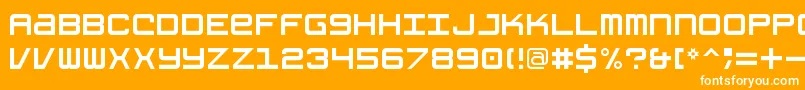 GrishenkoOpiyatNbp Font – White Fonts on Orange Background