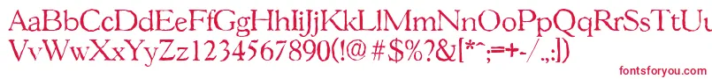 GascogneantiqueLightRegular Font – Red Fonts