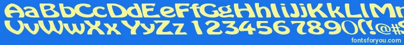 Más sobre la fuente Microdot fuente Microdot – Fuentes Amarillas Sobre Fondo Azul